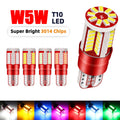 2pcs T10 W5W LED CANBUS No Error 12V Car Side Interior Light