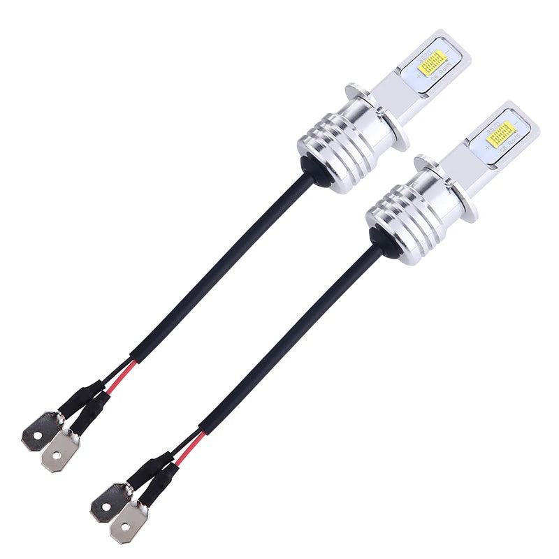 2Pcs H3 LED Headlight Bulb LED H3 Car Light Fog Lights1 1 Si