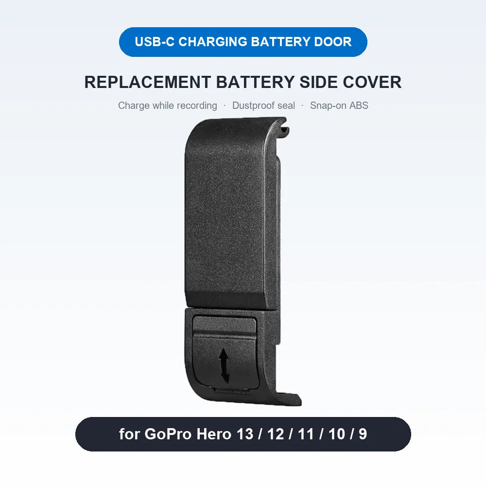 Replacement Battery Side Door Cover USB-C Charging Port Dust