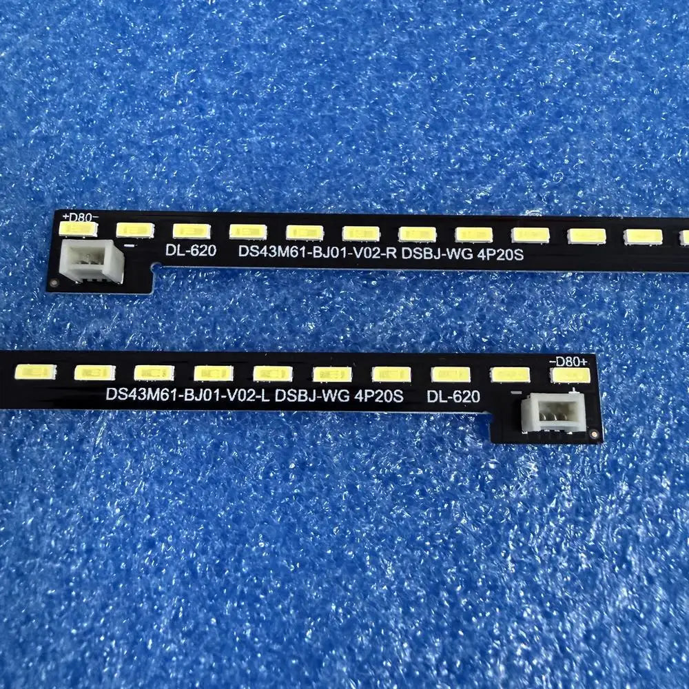 LED Backlight Strip for(2) for VA43L11 L430LCS DU430FHM-NNO DS43M61BJ01V01-L DS43M61-BJ01-V01-R