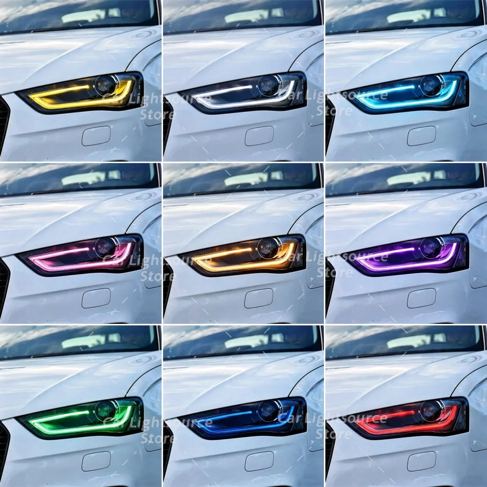Angel Eye DRL Boards For Audi A4 S4 B8 2013-2016 Xenon Headlight Daytime Running Light Chips Module Upgrade