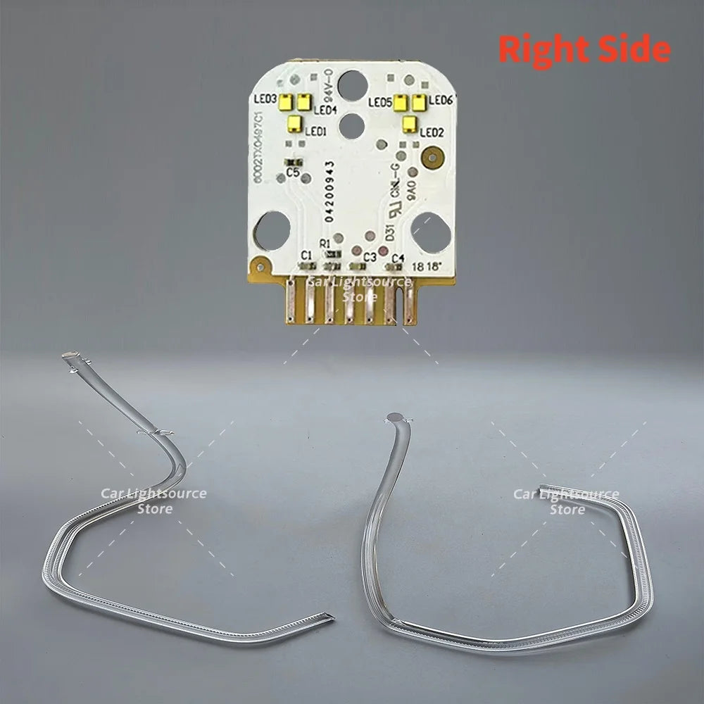 DRL LED Boards Light Guide Plate Headlight Daytime Running Light Tube Guide Strip Angel Eyes for BMW G01 F97