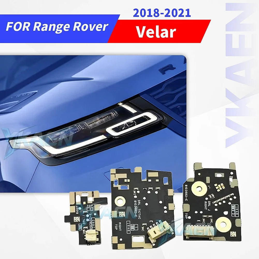 DRL Boards Daylight For Range Rover Velar 2018-2021 LED Headlight Daytime Running Lights B101682-C