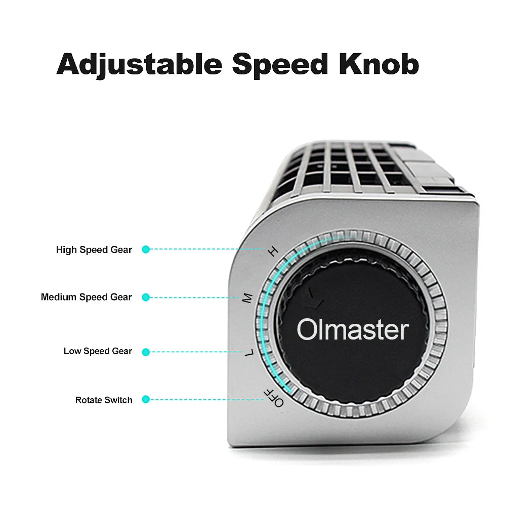 Olmaster CF-1691 USB Cooling Fan Laptop Pad Stand Fan Notebo