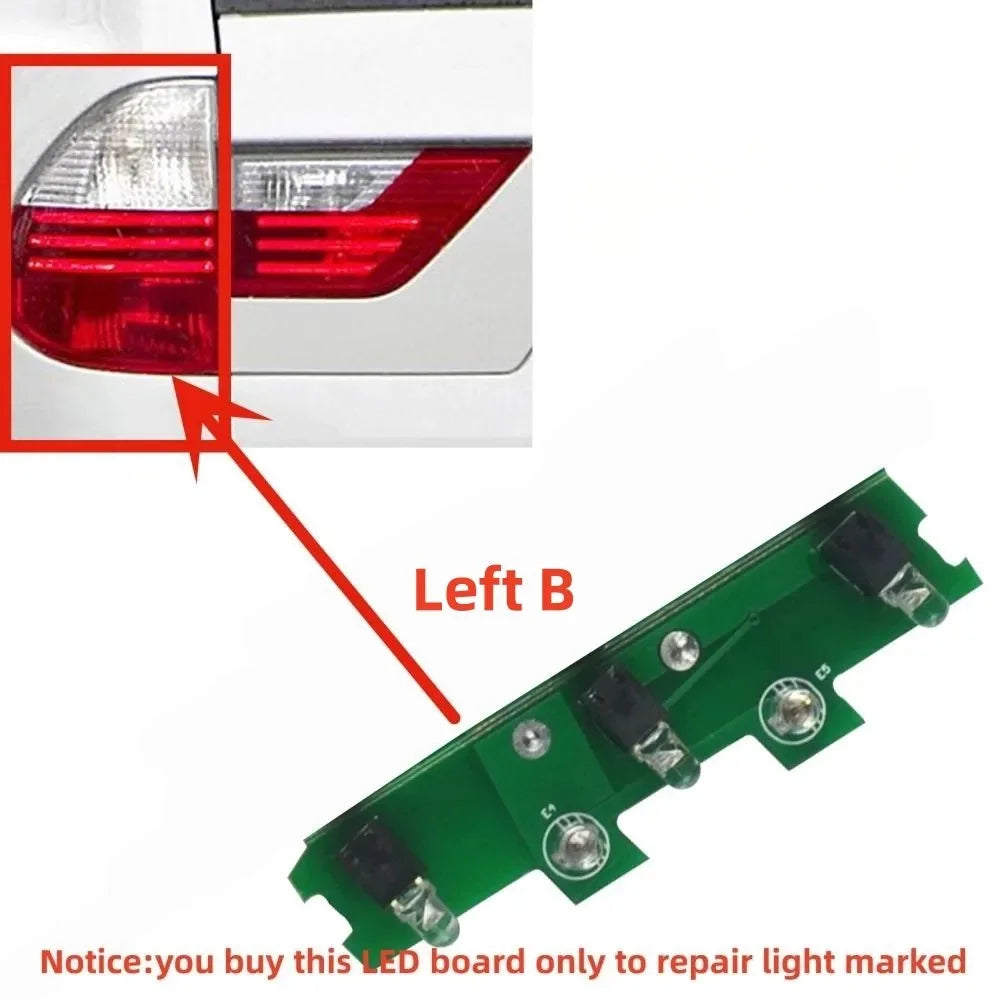 A Full Set Inner And Outer Tail Light Repair Chip Boards 7162209 7162210 7162213 7162214 for BMW X3 E83 LCI