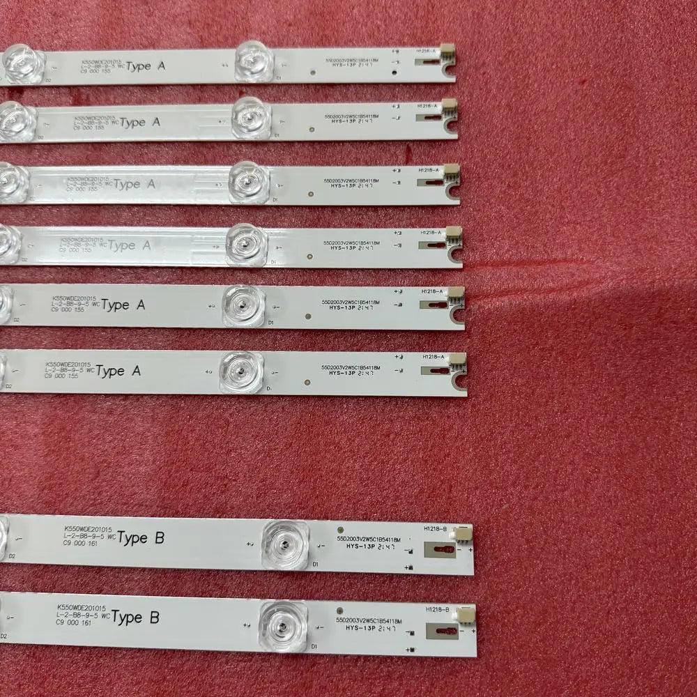 LED Backlight Strip for Blaupunkt 55ul950t Awox FRAMLESS 55 BOTECH BSE55-LX/MTR 55U31 e55kI7701