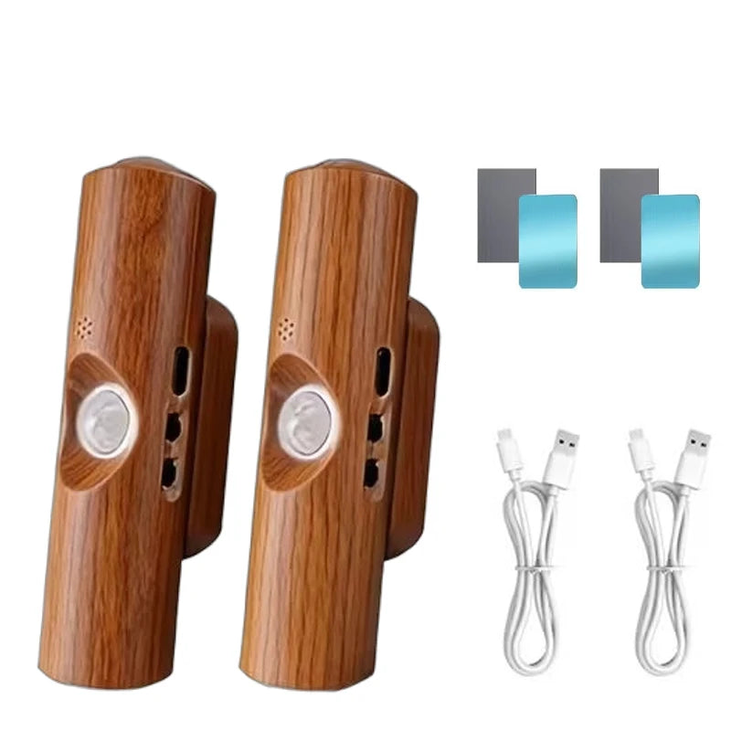 New Dual Head Motion Sensor Wall Lights Indoor Space Decor L