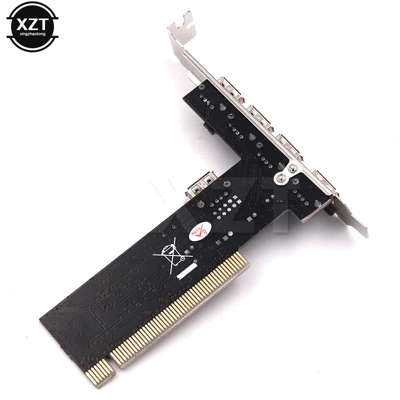 USB 2.0 4 Port 480Mbps High Speed VIA HUB PCI Controller Car