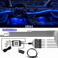 Symphony Streamer Car Ambient Light Interior LED Full Color RGB Neon Acrylic Strip Atmosphere Lighting Kit App