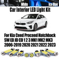 LED Interior Light Kit for Kia MK2 MK3 MK1 2006-2023 - Canbus Error-Free Interior Bulbs