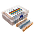 2600 Pcs 130 Values 1/4W Resistor Kit from 1 Ohm to 3M Ohm 1