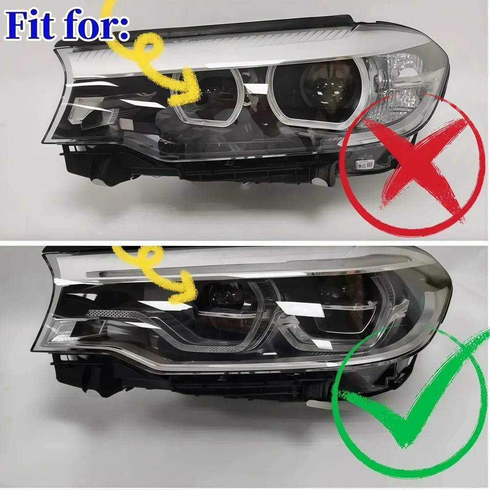 DRL LED Board For BMW 5 Series G30 G31 G32 GT M5 2017-2020 Adaptive LED Headligt Daytime Running Light DRL