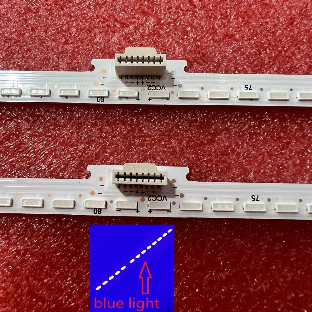 LED Backlight Strip for 2pcs/set LED backlight strip For Hisense LED55NU8800U HE550N8U51 RSAG7.820.7598 Blue