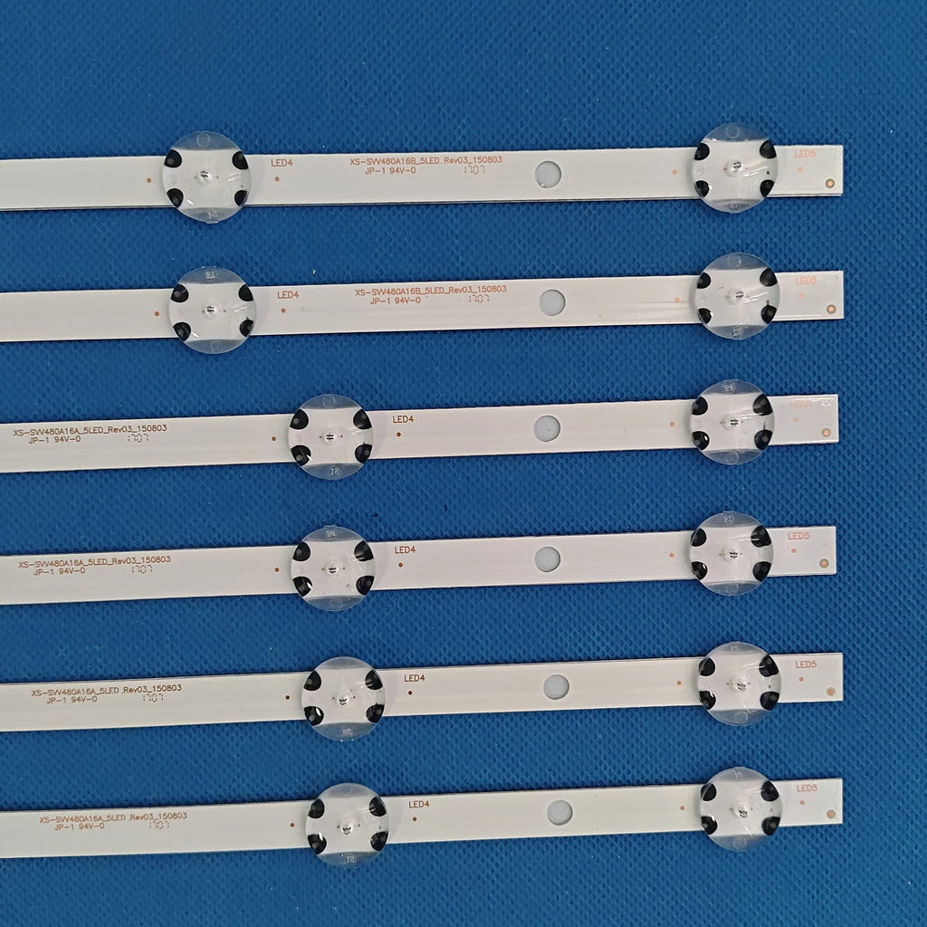 LED Strip for VES480UNDS-2D-N11 Svv480a16a 5led Rev03 150803 BUSH DLED48287FHD DLED48287HDCNTDFVP Finlux