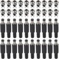 5SETS 5.5x2.1MM DC Power Plug Jack Female Panel Mount Connec