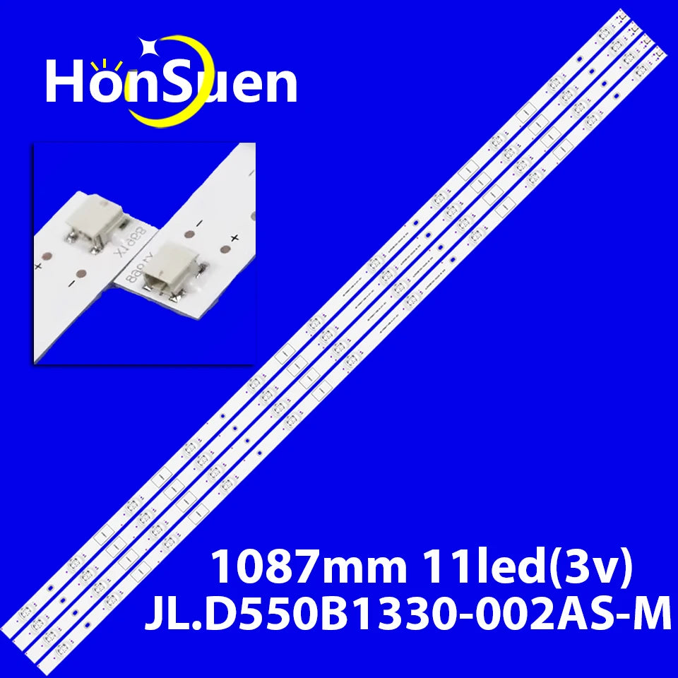 LED Backlight Strip for Onn 55 UCC55G6S-UI JVC LT-55KB585 KALED55XU9220STB - Replacement TV Backlight Strip