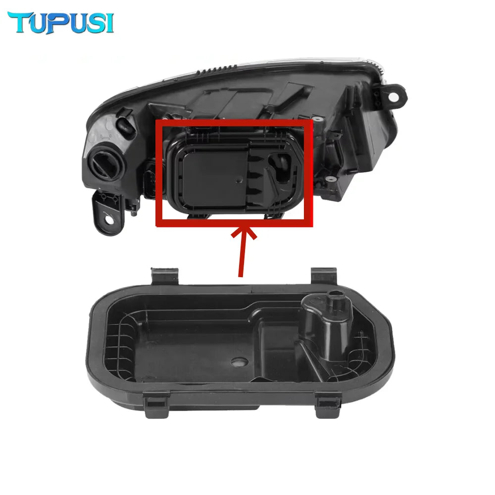 Headlight Dust Cover Back Cover Headlight Seal Left/Right for Audi A6L S6 C6 2006-2011