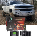 LED Headlight Bulbs High-Low for Chevy Silverado 1500 2016-2018 Replace HID D5R Plug and Play LEB Bulbs Car