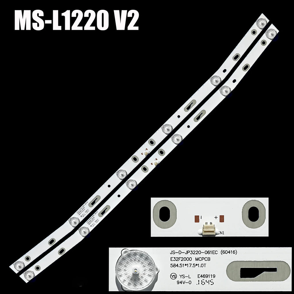 LED Backlight Strip for LD-32S4215BT LD32B320 LD32B500 PT320AT01-1 PT320AT01-2 PT320AT01-3 ST3151A04-8