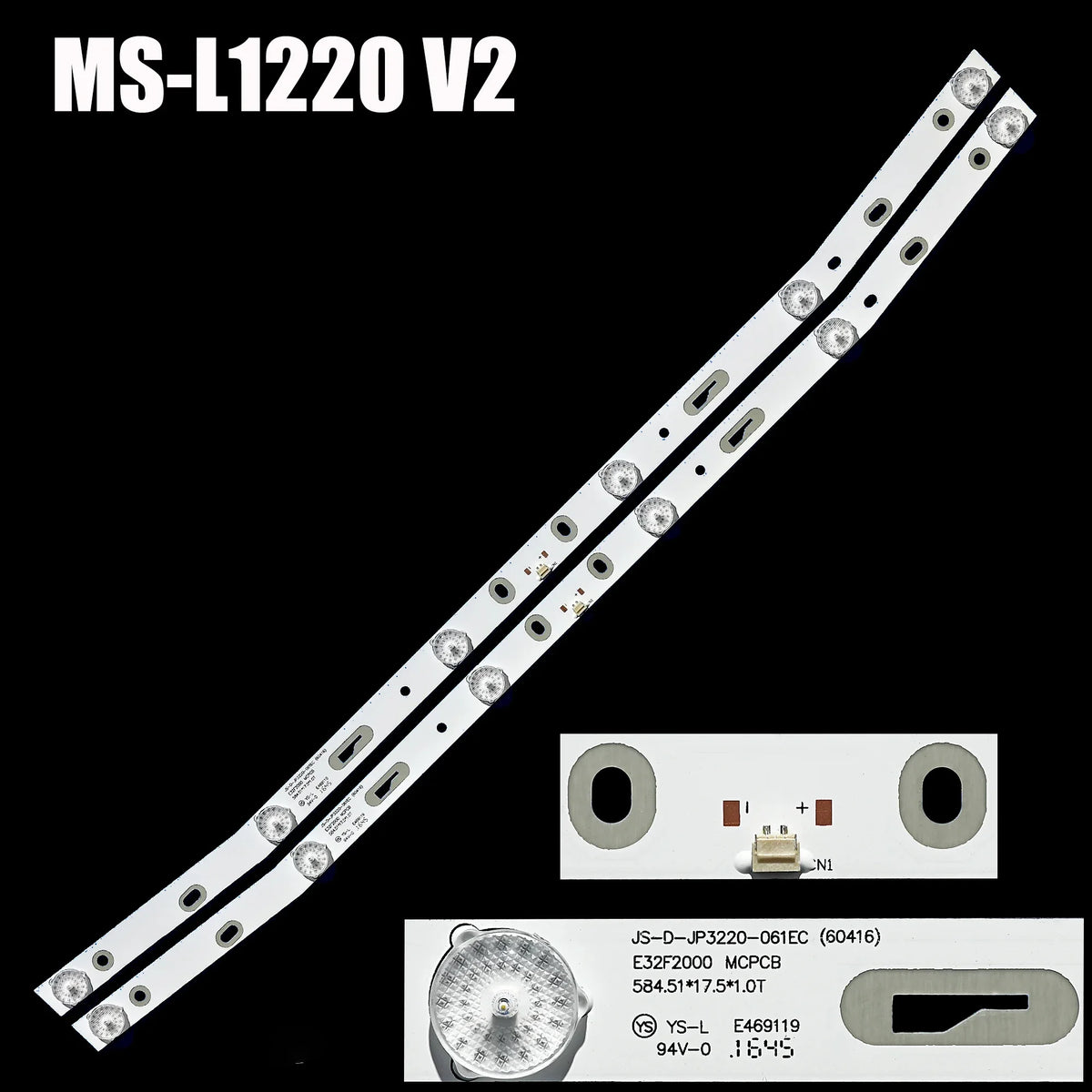 LED Backlight Strip for LD-32S4215BT LD32B320 LD32B500 PT320AT01-1 PT320AT01-2 PT320AT01-3 ST3151A04-8