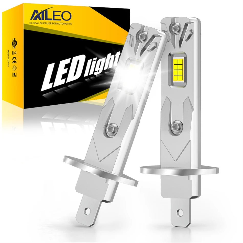 AILEO 2Pcs 200W 20000LM H1 6500K 4300K 3000K Headlight LED L
