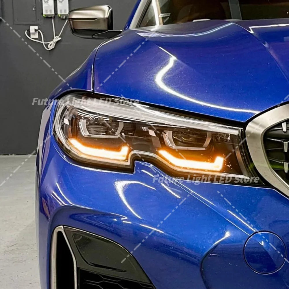 DRL Boards Angel Eyes Yellow Blue Red For 2019-2022 BMW 3 Series G20 G21 LED Headlight Daytime Running Light