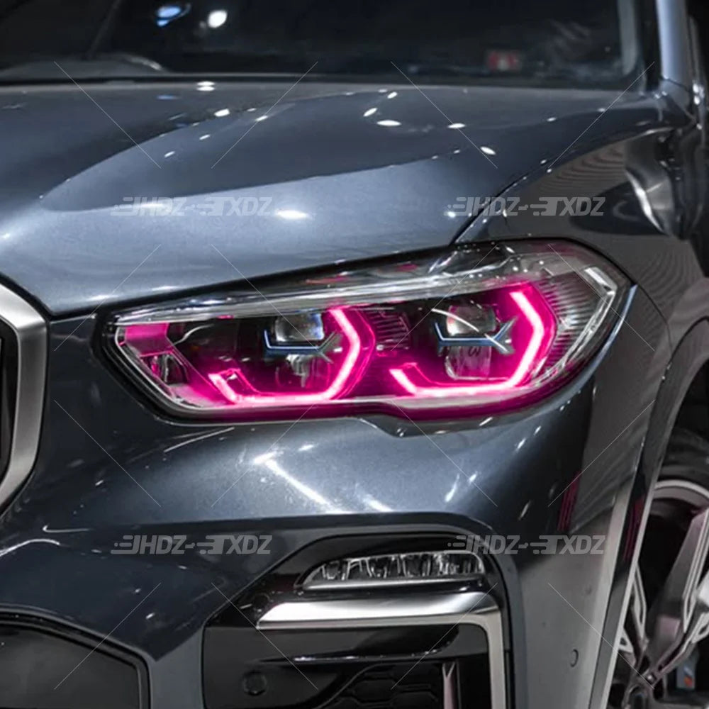 Angel Eye DRL LED Chips Lightsource For BMW G05 G06 X5 X6 F95 F96 2019-2022 Non-RGB Laser Headlight Daytime