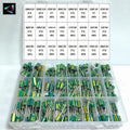 625Pcs 24Values Aluminum Electrolytic Capacitor Kit 10V-100V