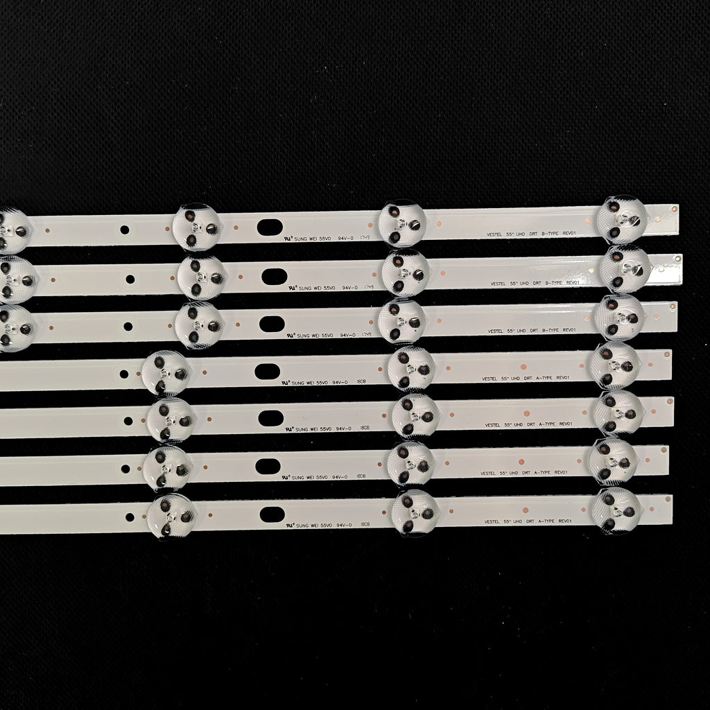 LED Backlight Strip for 7pcs LED LT-55VU73M VES550QNDS-2D-N13 N11 N12 U11 U12 U13 SVV550AK7_UHD_7LED_B