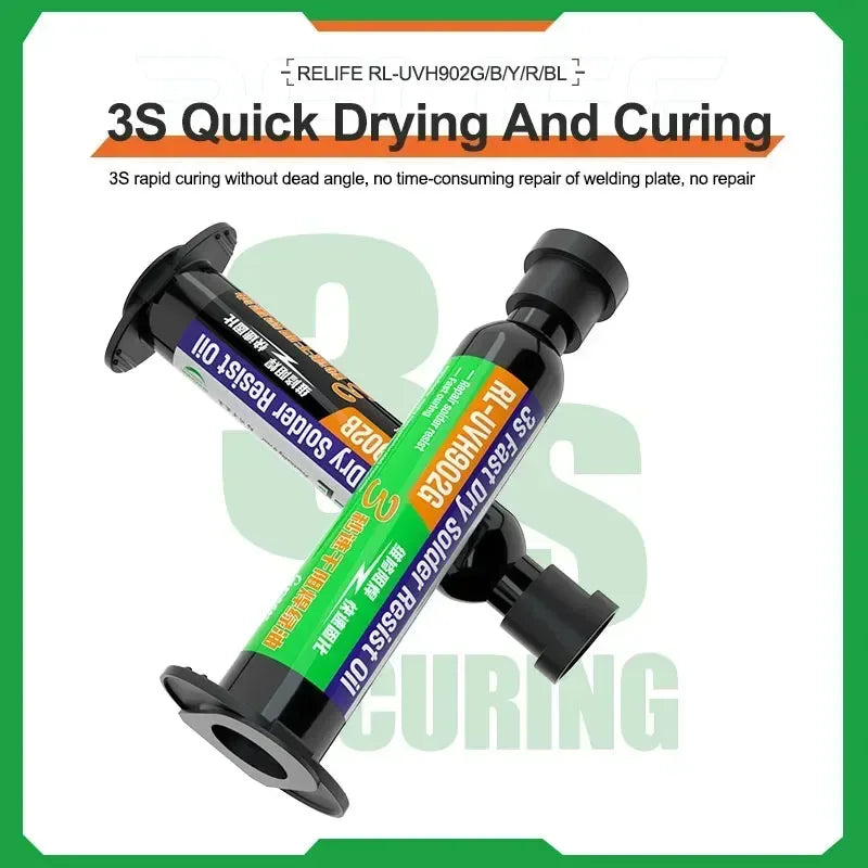 RELIFE RL-UVH902 UV Transparent Curing Solder Mask for Mobil