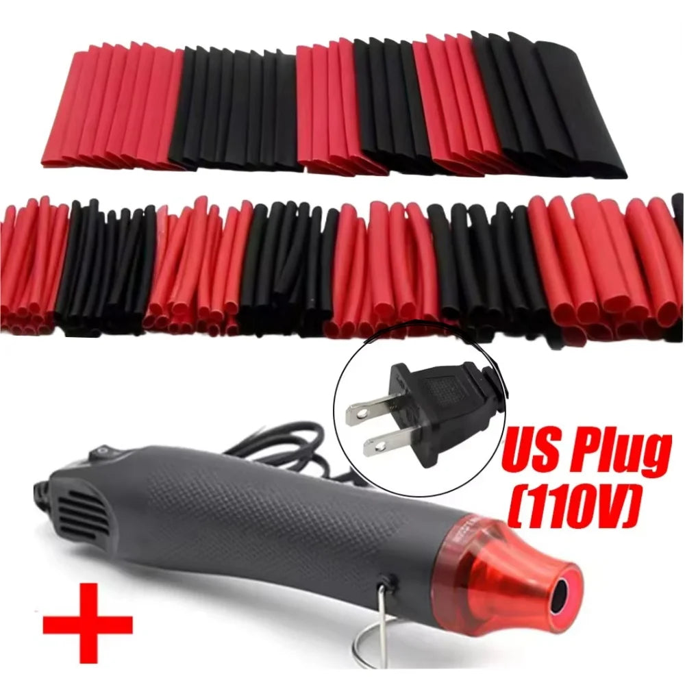 127PCS Heat Shrink Tubing Kit 2 1 Ratio Waterproof Wire Sleeve for Cable Connector Insulation and Protection
