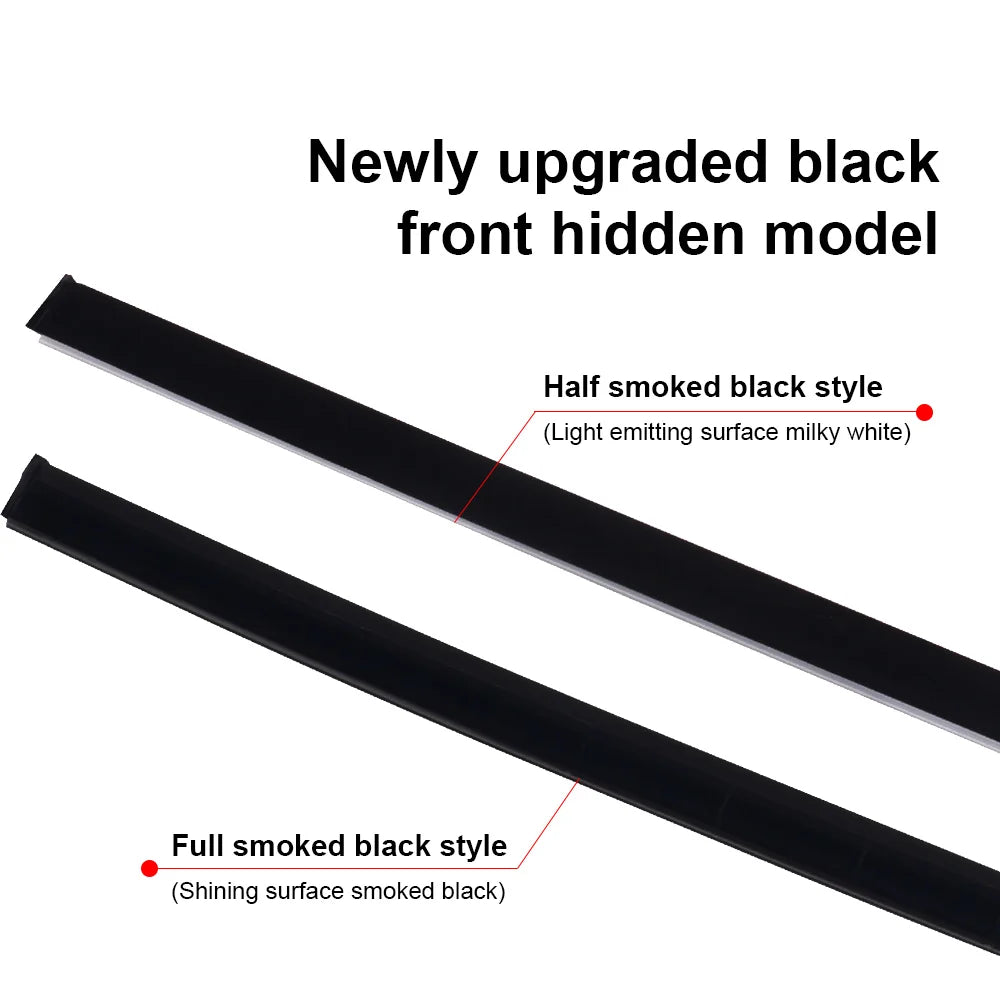 18 in 1 Newest Hidden Car LED Ambient Light Smoke Matt Black