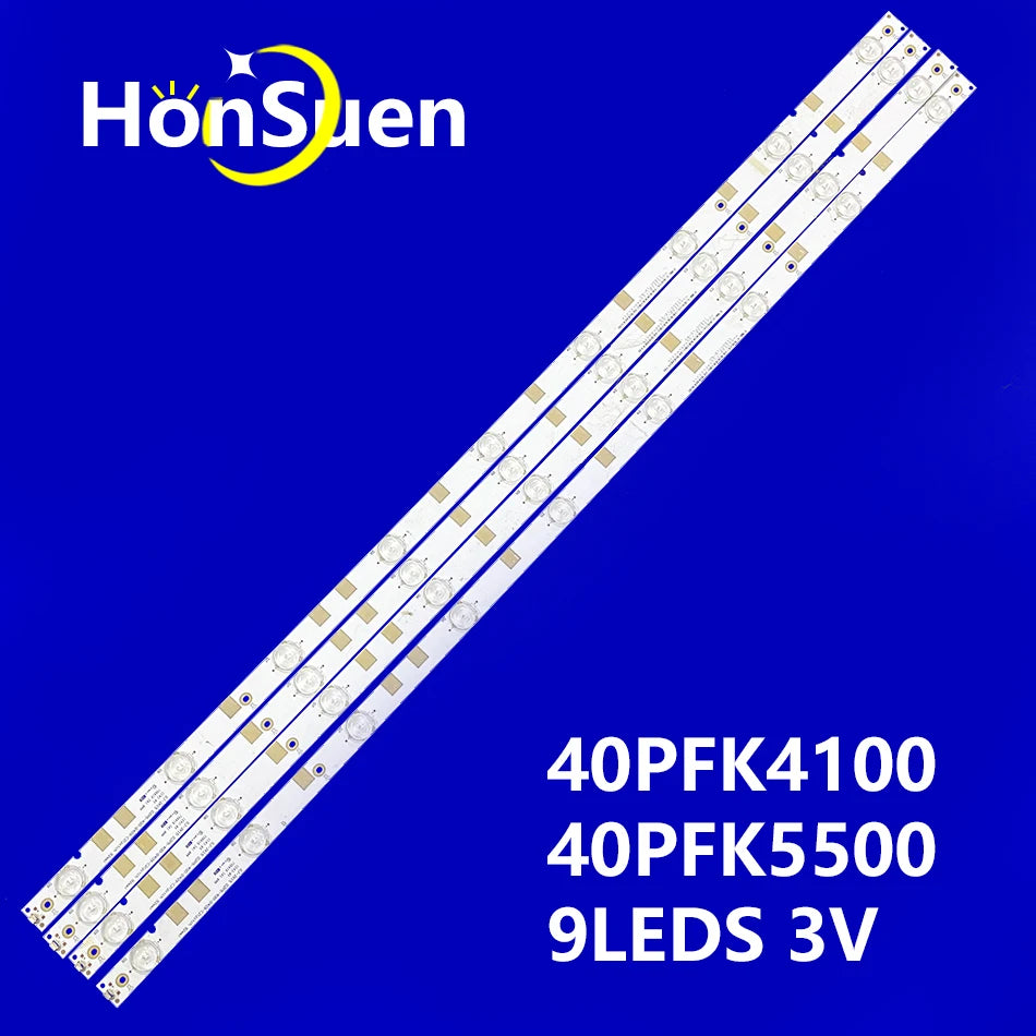 LED Backlight Strip for 4pcs/Kit LED strips for PHI LIPS 40 TV 40PFK4100 40PFK5500 40PFK5300 40HFL5011T/12