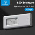 Hagibis M.2 NVMe SSD Enclosure with E-Ink Display 10Gbps Ink