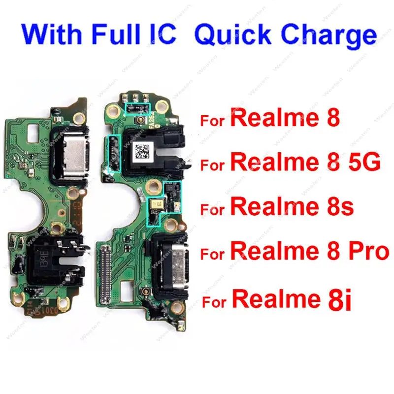 USB Charger Board Dock For Realme 8 8i 8S 4G 5G USB Charging