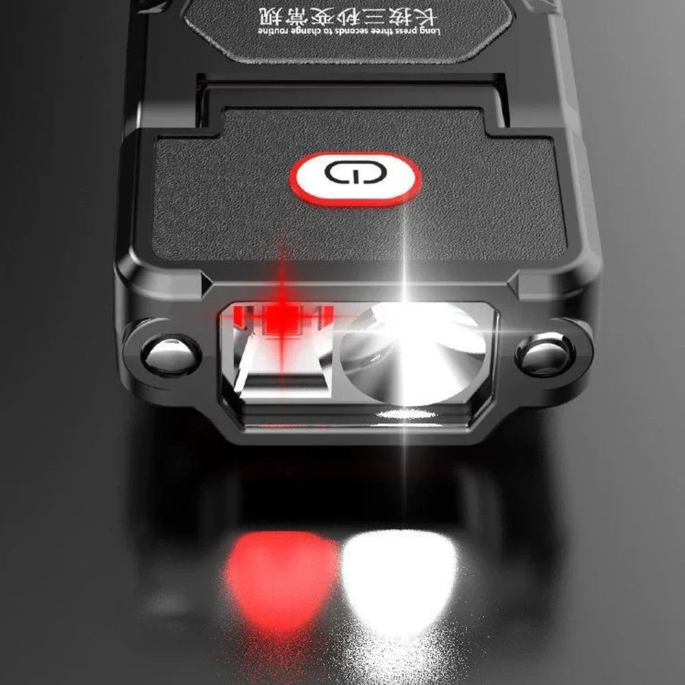 Mini Hat Clip Light Portable Smart Sensor Headlamp Rechargea