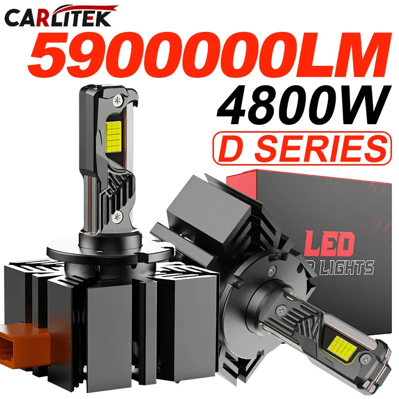 D1S D3S LED Car Headlight Bulb 4800W 6000000LM D3S LED CANbu