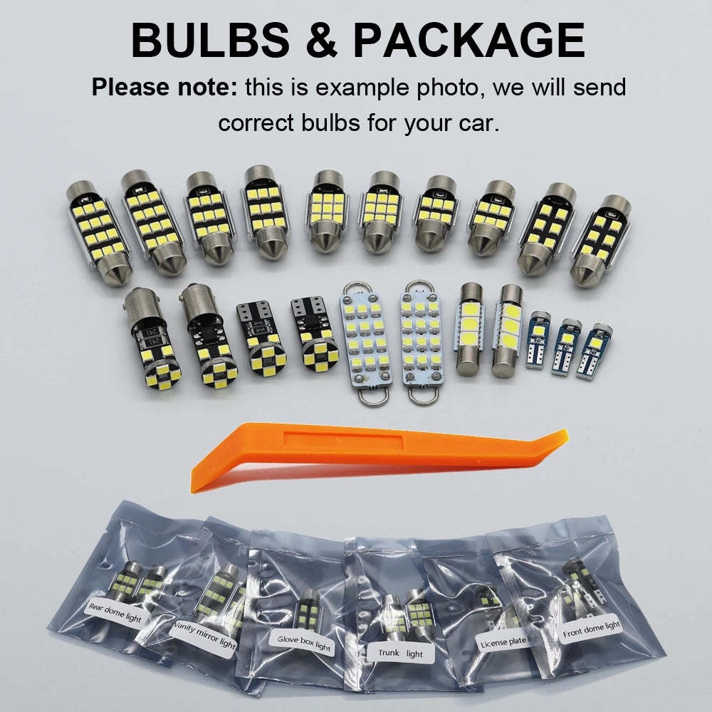LED Interior Light Bulb Kit For Volvo V70 V50 V60 XC60 XC70 