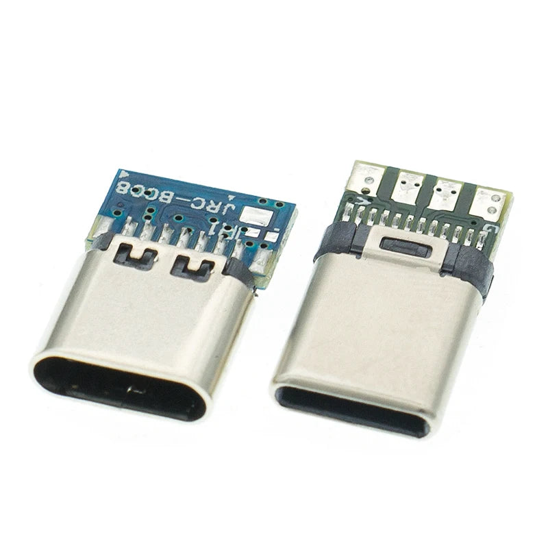 10pcs USB 3.1 Type C Connector 24 Pins Male/Female Socket Re