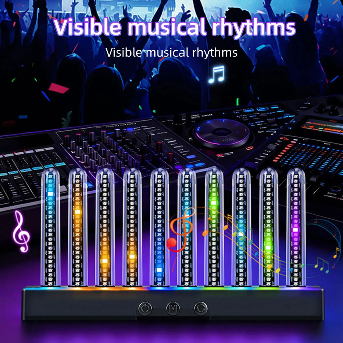 Sound Control Pickup Light Dynamic Gradient RGB Ambient Ligh