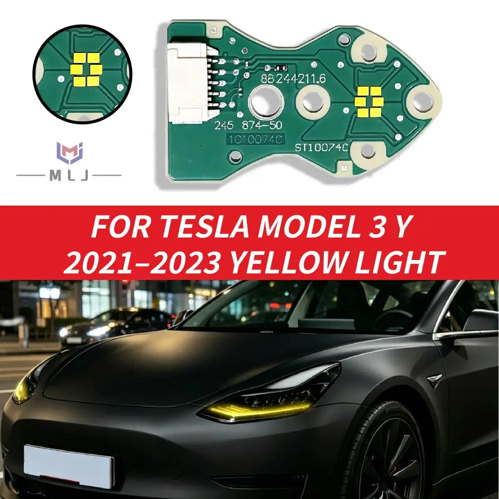 DRL Chip Light Source Board LED For Tesla Model 3 Model Y 2021-2023 Car Accessories Replacement Parts for