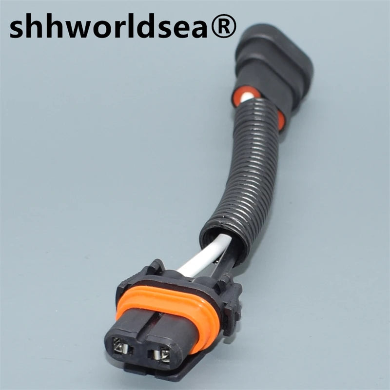shhworldsea 9006 HB4 Female Adapter Wiring Harness Sockets C