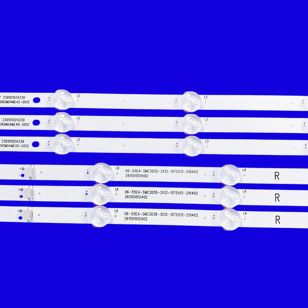 LED Strip for L55R8-A L55M7-EA 06-55EA-SMC3030-3X12-1075X12-210402 Backlights For TV Haier LU55C61 HARTENS
