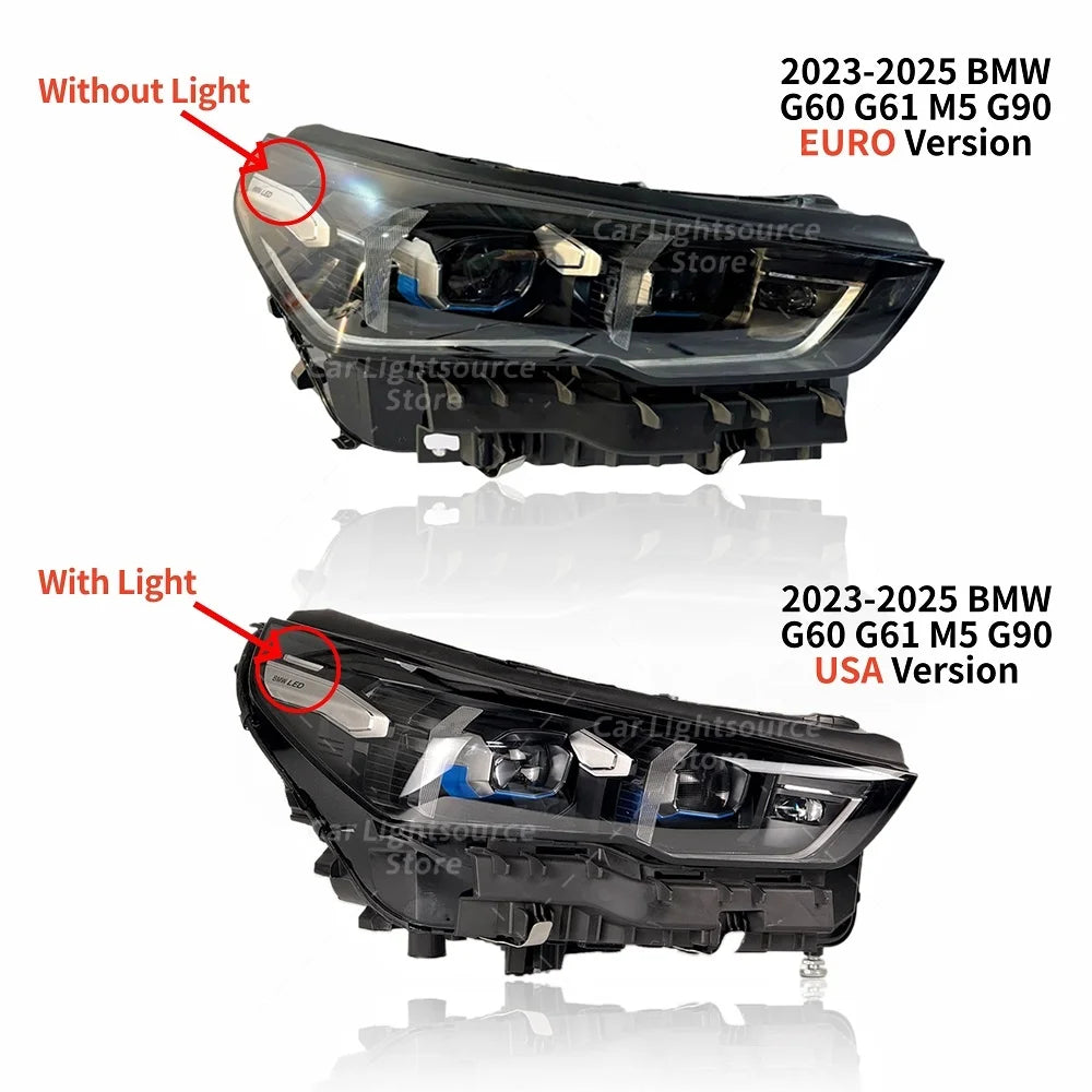 DRL LED Board Light Source For BMW G90 M5 G60 G61 5 Series 2024 2025 Non-RGB Daytime Running Light Turn