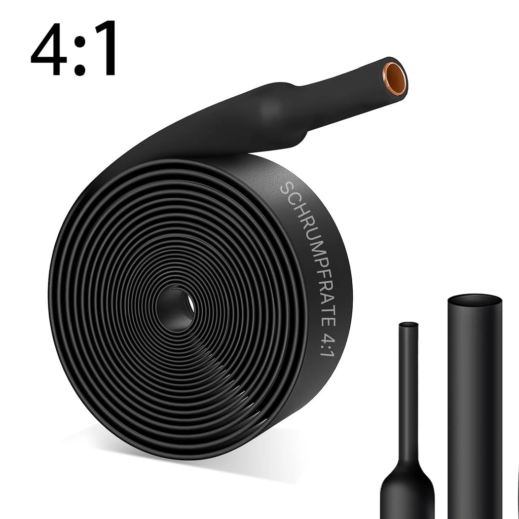 4 1 Ratio Wire Heat Shrink Tubing Adhesive Lined Φ4mm to Φ52
