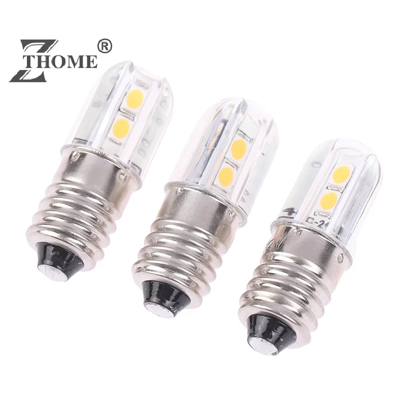 E10 Led Bulb 6V 12V 24V Upgrade Bulbs 4LED Lamp Replacement 