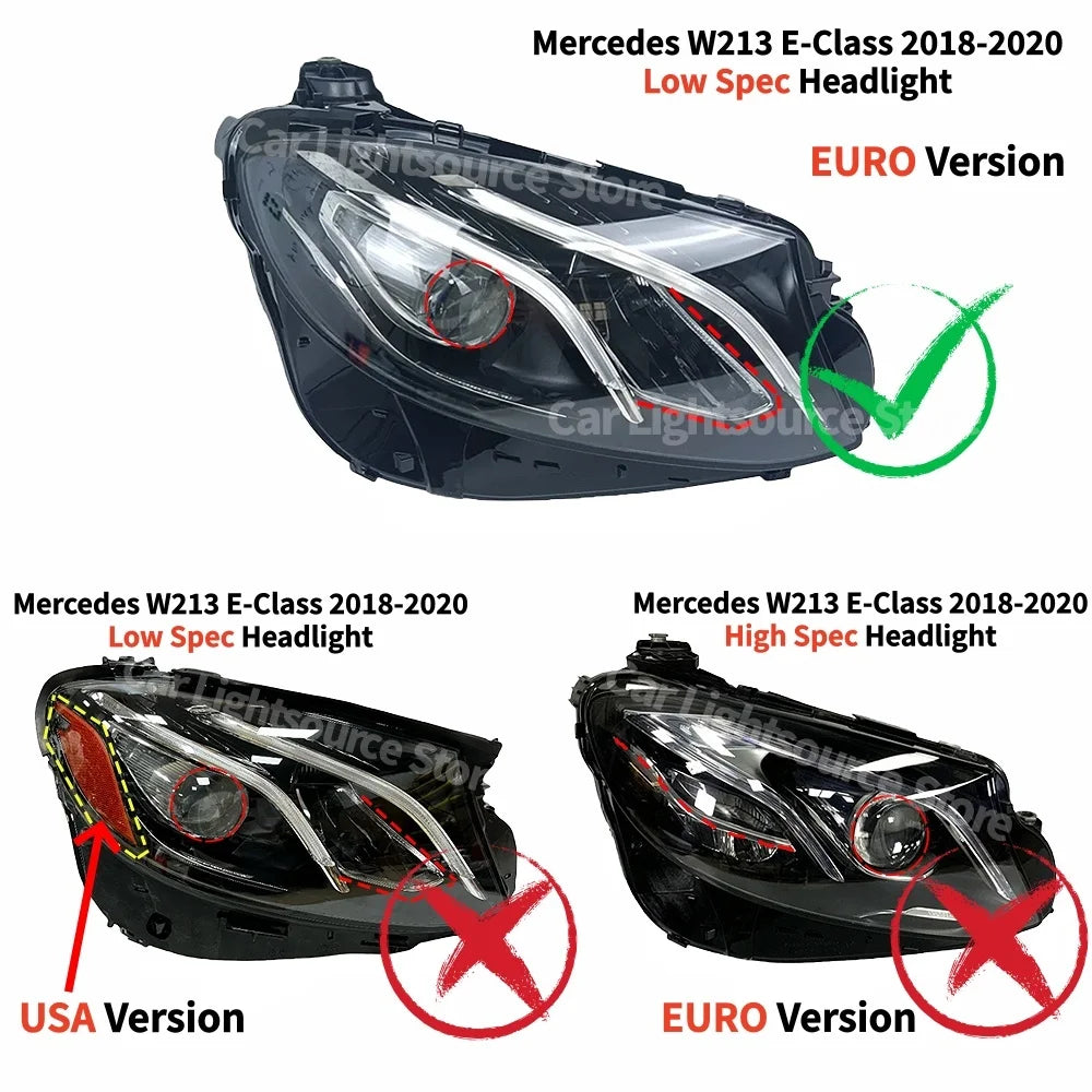 DRL LED Boards Car Headlight Daytime Running Light Turn Signal Chip Module For Mercedes Benz W213 E Class