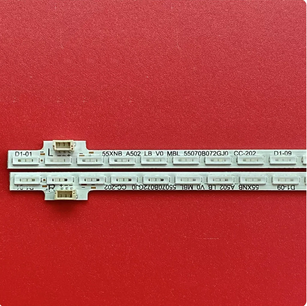LED Backlight Strip for 2pcs LED backlight strip for 55PUF6850/T3 XNB-A502-LB-V0 MBL-55070B072GJ0