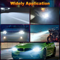 New Car H4 LED Len Headlight Bulb With Mini Lens 30000LM Super Bright Hi/Lo Beam White Light 6500K for Cars & Moto Accessories