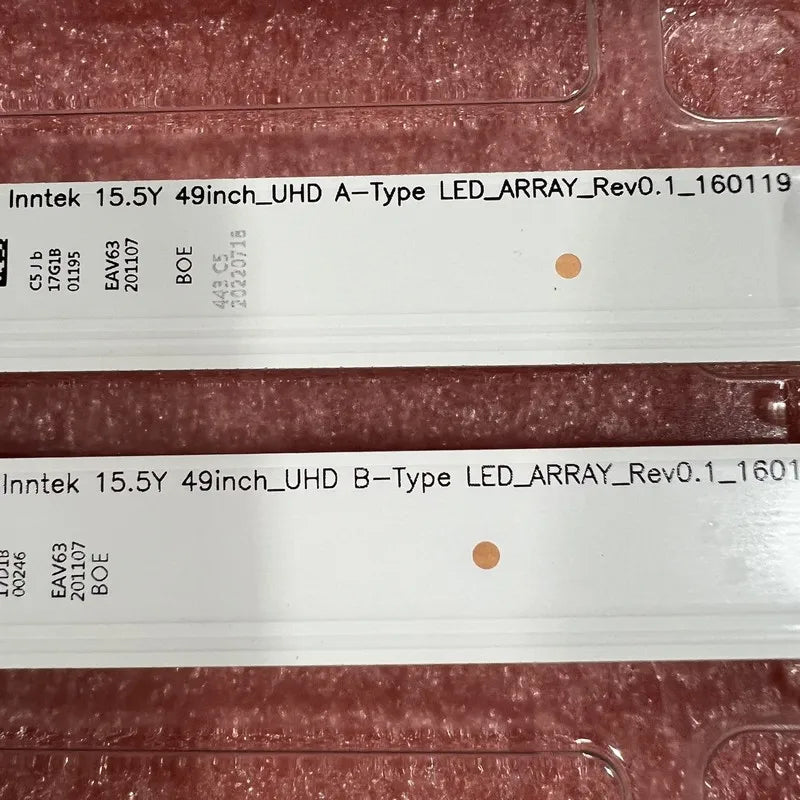 LED Backlight Strip for TV 49UH610V 49UH603V 49UH601V 49UH620V 49UH6100 49UH61_UHD_A B NC490DGE ABEX1 ABEX2